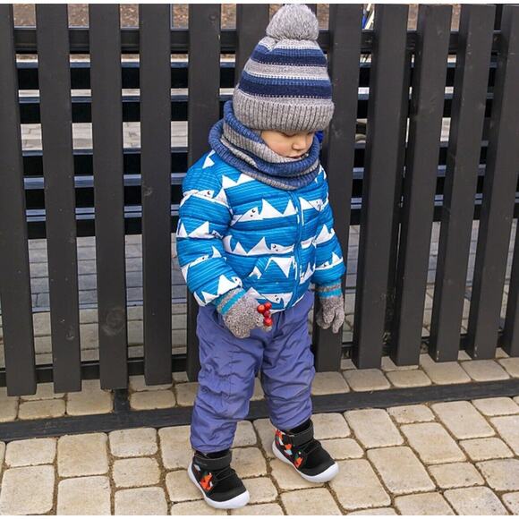 JOINFREE Toddler Boys Girls Warm Winter Boots Non-Slip Lightweight Black 5.5T - Picture 8 of 15